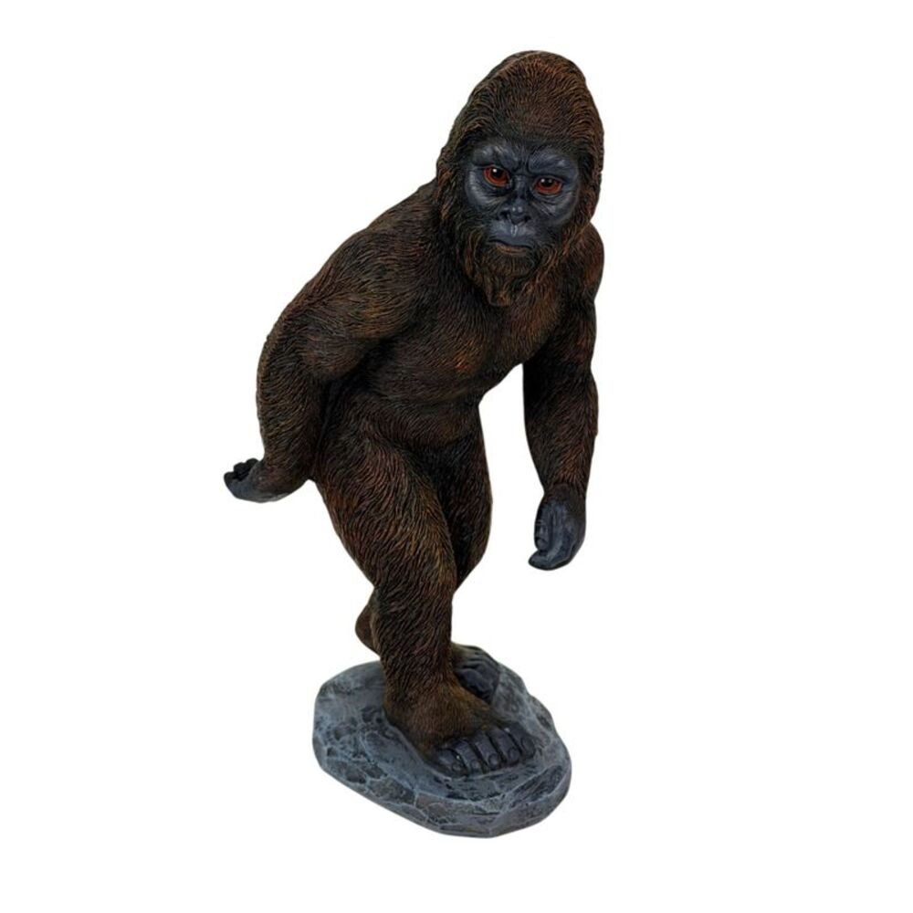 Bigfoot Statue Brown Resin Decorative Sculpture 9 in Freestanding Figure